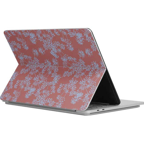 Airy Blue Floral Surface Laptop Studio Skin